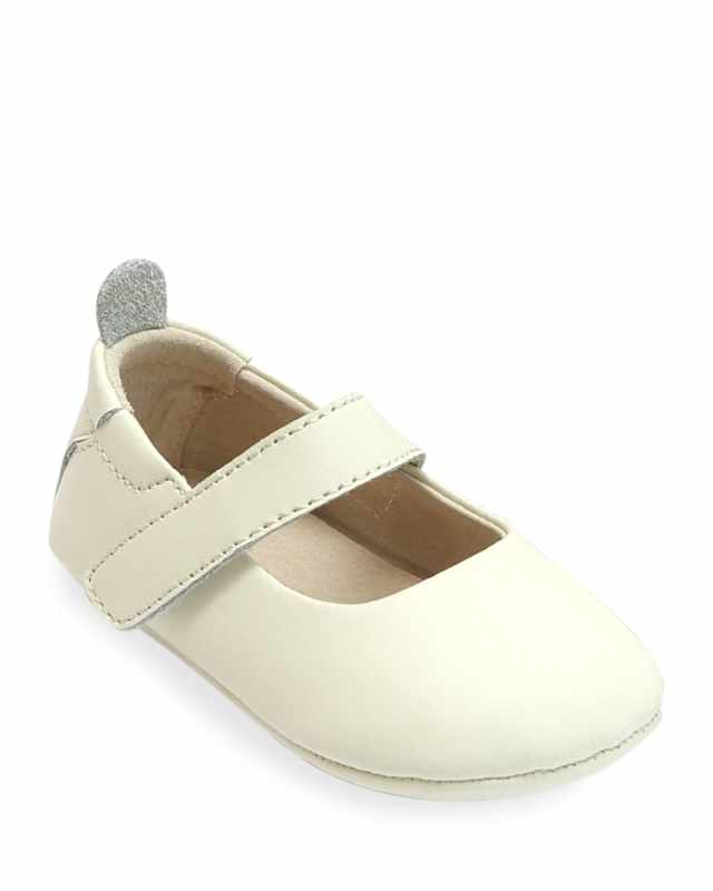 Charlotte Leather Mary Jane Crib Shoes,